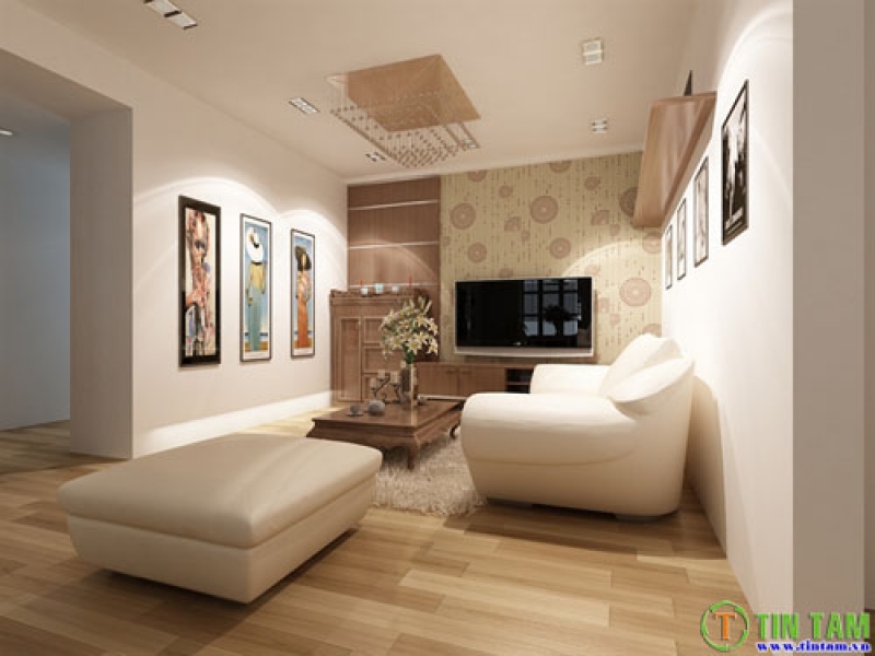 Giấy dán tường phòng khách q8